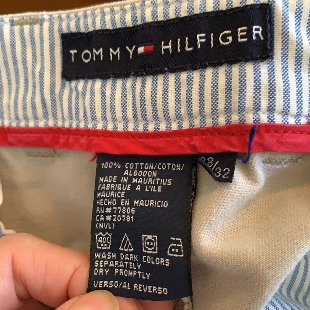 Tommy Hilfiger pleat front cuffed hem khaki pants - Picture 6 of 7
